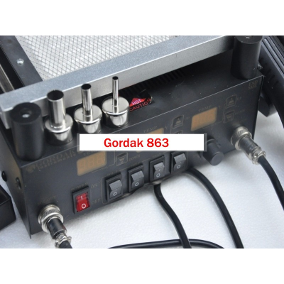 Máy Trạm hàn và khò GORDAK 863