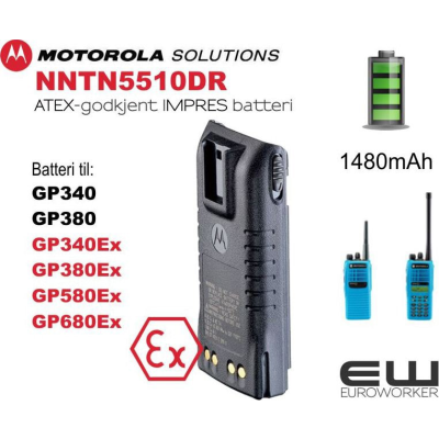 PIN BỘ ĐÀM MOTOROLA NNTN5510DR dùng cho GP340